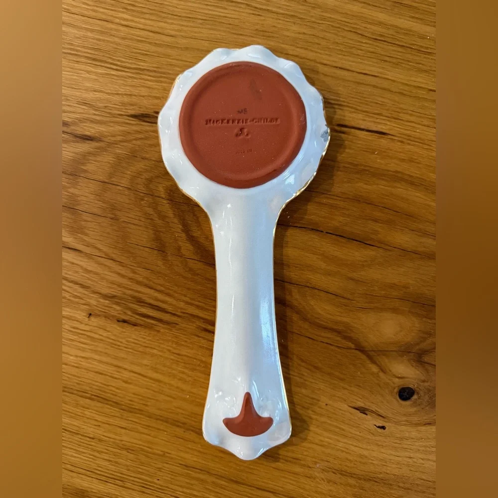 Mackenzie Childs Courtly Check Spoon Rest